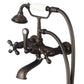 Vintage Classic Tub Faucet, Lever and Cross Handles