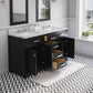 60 Inch Double Sink Bathroom Vanity set The Madison Collection
