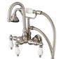 Vintage Classic Tub Faucet With Lever and Cross Handles