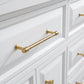60" Palace Collection Quartz Carrara Bathroom Vanity Set
