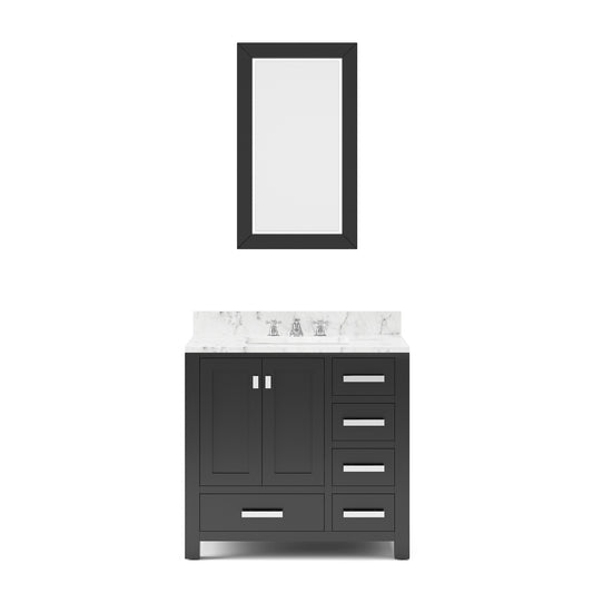 36 Inch Single Sink Bathroom Vanity set. The Madison Collection