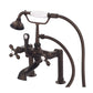Vintage Classic Tub Faucet With Lever and Cross Handles