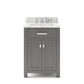 24 Inch Single Sink Bathroom Vanity With Mirror And Faucet From The Madison Collection