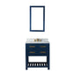 30 Inch Single Sink Bathroom Vanity With Faucet And Mirror From The Madalyn Collection