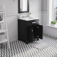 24 Inch Single Sink Bathroom Vanity With Mirror And Faucet From The Madison Collection
