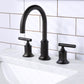 Water Creation Modern Gooseneck Spout Widespread Faucet F2-0014