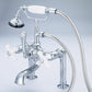 Vintage Classic Tub Faucet With Lever and Cross Handles