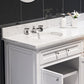 72 Inch Double Sink Bathroom Vanity, Mirrors And Faucets, Derby Collection