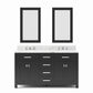 60 Inch Double Sink Bathroom Vanity set The Madison Collection