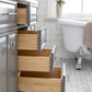 60" Palace Collection Quartz Carrara Bathroom Vanity Sets
