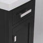 18 Inch Multi Color MDF Single Bowl Ceramics Top Vanity With Single Door From The MIA Collection