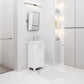 18 Inch Multi Color MDF Single Bowl Ceramics Top Vanity With Single Door From The MIA Collection