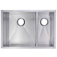 Double Bowl Stainless Steel Hand Made Undermount Kitchen Sink