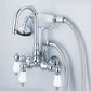 Vintage Classic Tub Faucet With Lever and Cross Handles