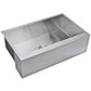 33 Inch X 21 Single Bowl Kitchen Sink With Drain, Strainer, And Bottom Grid