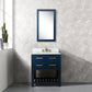 30 Inch Single Sink Bathroom Vanity With Faucet And Mirror From The Madalyn Collection