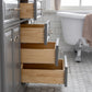 60" Palace Collection Quartz Carrara Bathroom Vanity Sets