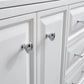 60" Palace Collection Quartz Carrara Bathroom Vanity Set