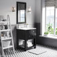 24 Inch Single Sink Bathroom Vanity set. The Madalyn Collection