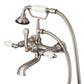 Vintage Classic Tub Faucet, Lever and Cross Handles