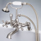 Vintage Classic Tub Faucet in Multi Finish With Lever and Cross Handles