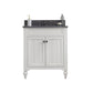 Potenza 30" Bathroom Vanity in Earl Grey with Blue Limestone Top set
