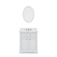 30 Inch Bathroom Vanity, Mirror And Faucet, Derby Collection