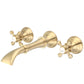 Water Creation Waterfall Style Wall-mounted Lavatory Faucet in Brushed Nickel Finish