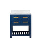 30 Inch Single Sink Bathroom Vanity With Faucet And Mirror From The Madalyn Collection