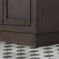 72 In. Double Sink Marble Countertop Vanity Oak with Faucets and Mirrors, Chestnut collection