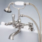 Vintage Classic Tub Faucet in Multi Finish With Lever and Cross Handles