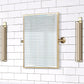 Metal Rectangular Mirror 18" X 24" In Multi Finish