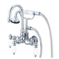 Vintage Classic Tub Faucet With Lever and Cross Handles