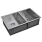 Double Bowl Stainless Steel Hand Made Undermount Kitchen Sink