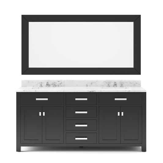 72 Inch Double Sink Bathroom Vanity set. The Madison Collection