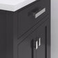24 Inch Multi Color MDF Single Bowl Ceramics Top Vanity With Double Door From The MYRA Collection
