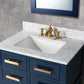 30 Inch Single Sink Bathroom Vanity With Faucet And Mirror From The Madalyn Collection