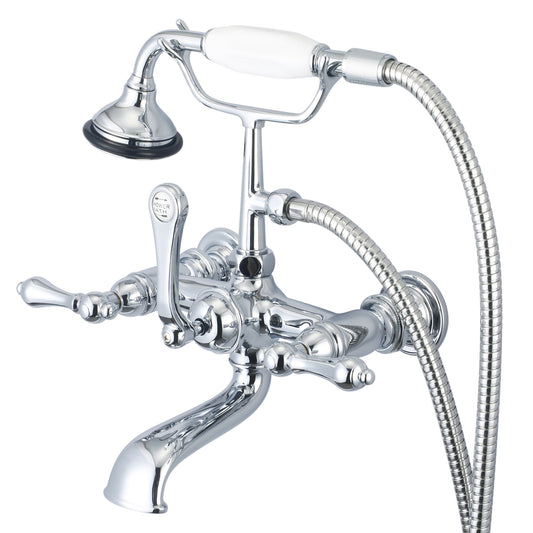 Vintage Classic Tub Faucet, Lever and Cross Handles