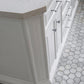 72" Palace Collection Quartz Carrara Multi Color Bathroom Vanity Sets