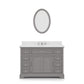 48 Inch Bathroom Vanity, Mirror And Faucet, Derby Collection