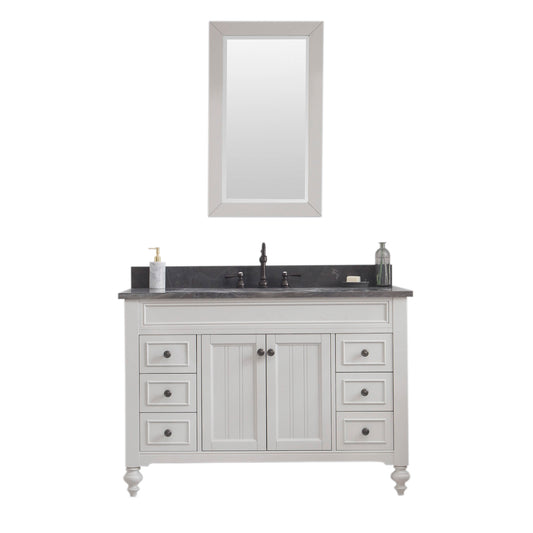 Potenza 48" Bathroom Vanity in Earl Grey with Blue Limestone Top set