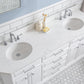 72" Palace Collection Quartz Carrara Multi Color Bathroom Vanity Sets