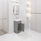 18 Inch Multi Color MDF Single Bowl Ceramics Top Vanity With Single Door From The MIA Collection