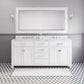 72 Inch Double Sink Bathroom Vanity set. The Madison Collection