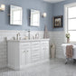 60" Palace Collection Quartz Carrara Bathroom Vanity Sets