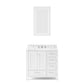 36 Inch Single Sink Bathroom Vanity set. The Madison Collection