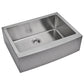 33 Inch X 22 Inch Single Bowl Stainless Steel Kitchen Sink With Drain, Strainer, And Bottom Grid
