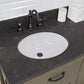 72 Inch Grizzle Grey Double Sink Bathroom Vanity sets With Blue Limestone CounterTop. ABERDEEN Collection