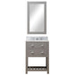 24 Inch Single Sink Bathroom Vanity set. The Madalyn Collection