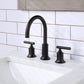 24 In. White Marble oak Vanity, Faucet and Mirror, Chestnut collection